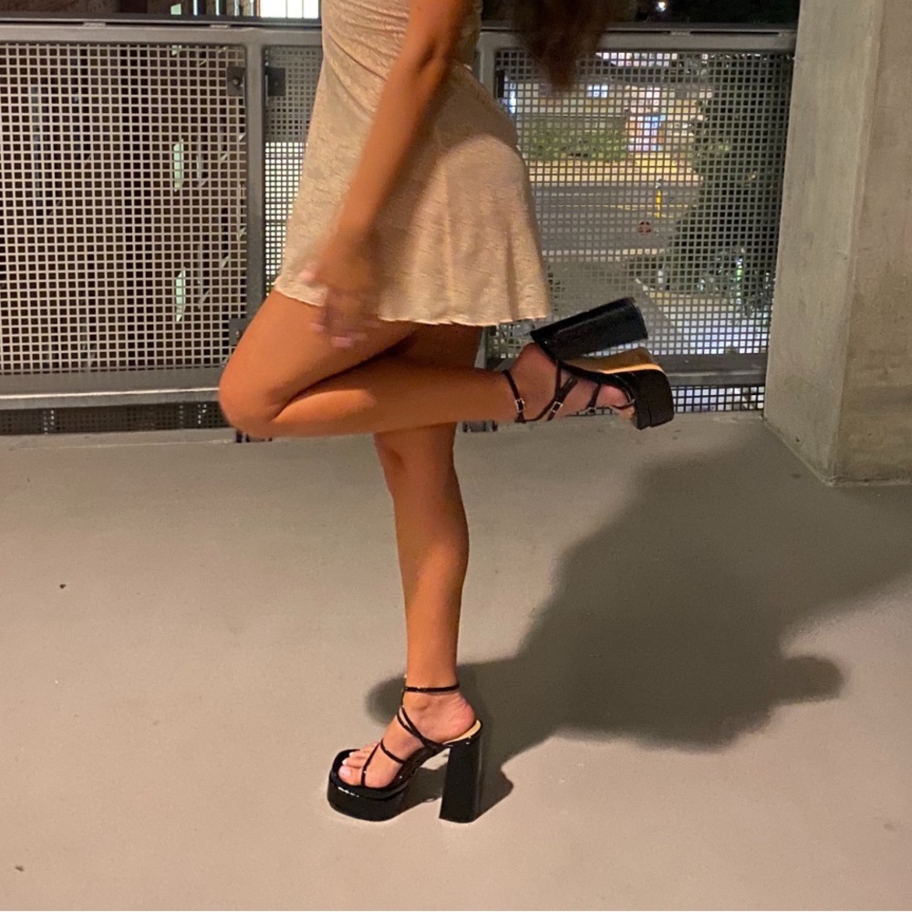 Black Platform Heels